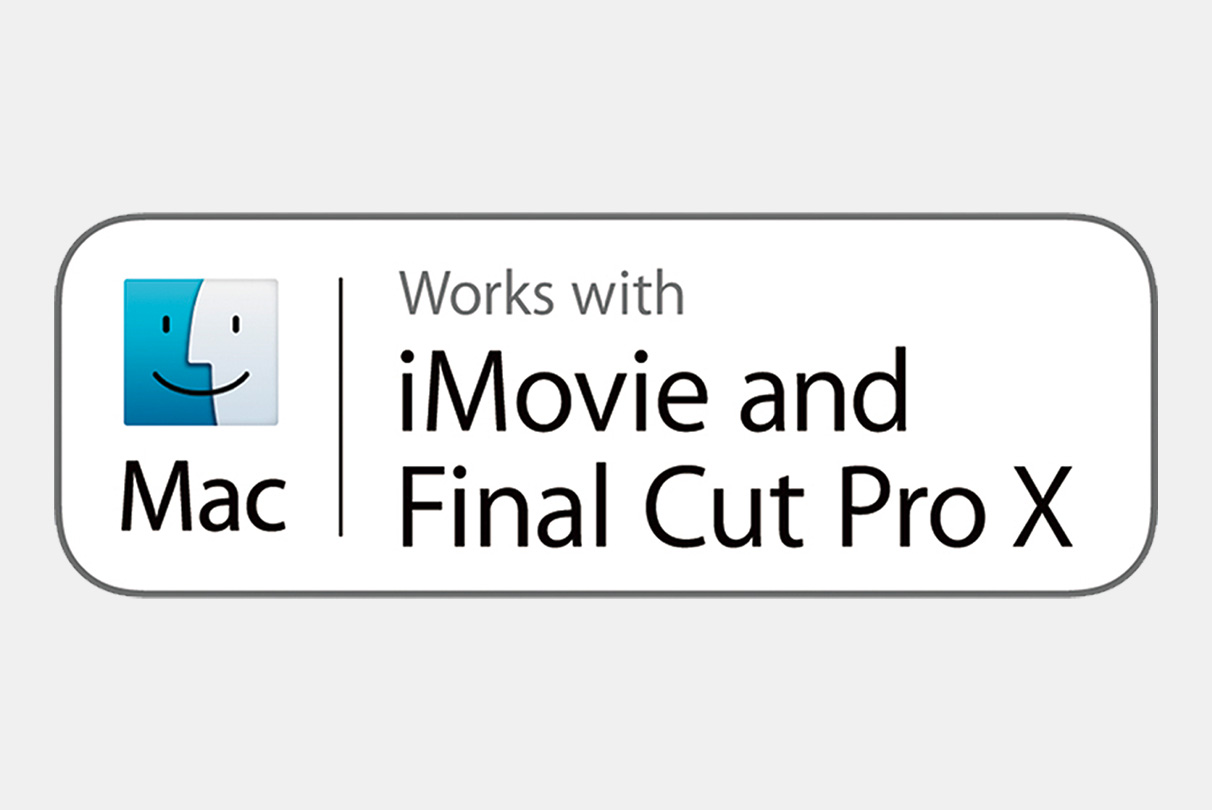 Funciona con iMovie y Final Cut Pro X