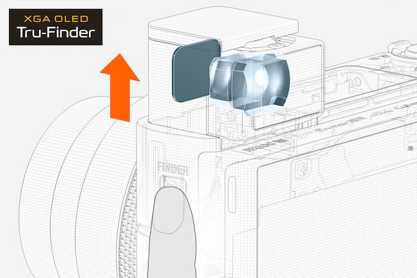 Visor electrónico con acceso con un solo botón